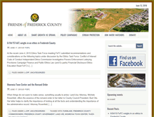 Tablet Screenshot of friendsoffrederickcounty.org